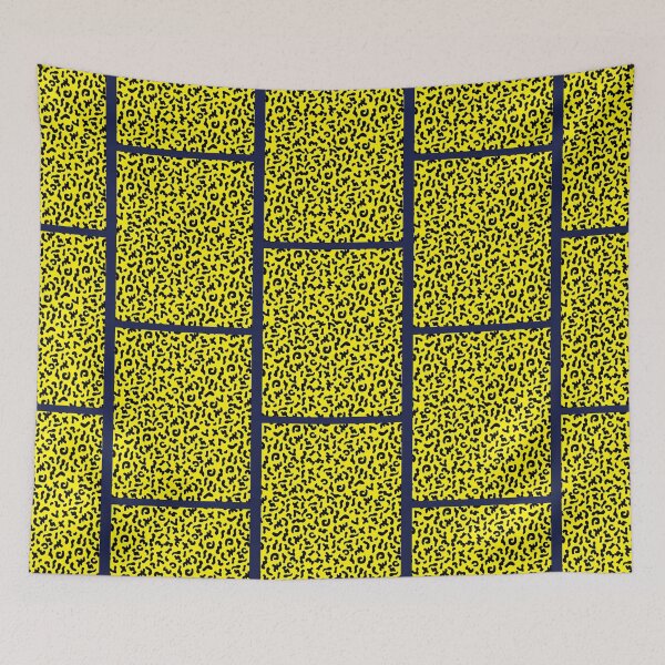 Item preview, Yellow Abstract Animal Print Preppy Y2K      designed and sold by inspirecul.