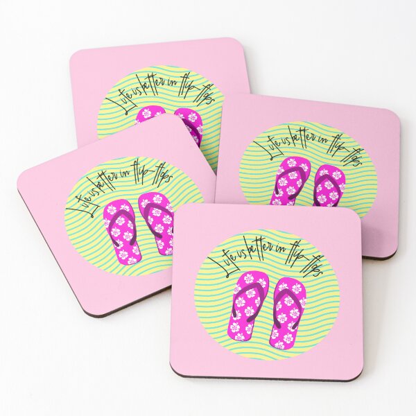 Item preview, Life Is Better In Flip Flops Waves designed and sold by DonneeCreations.
