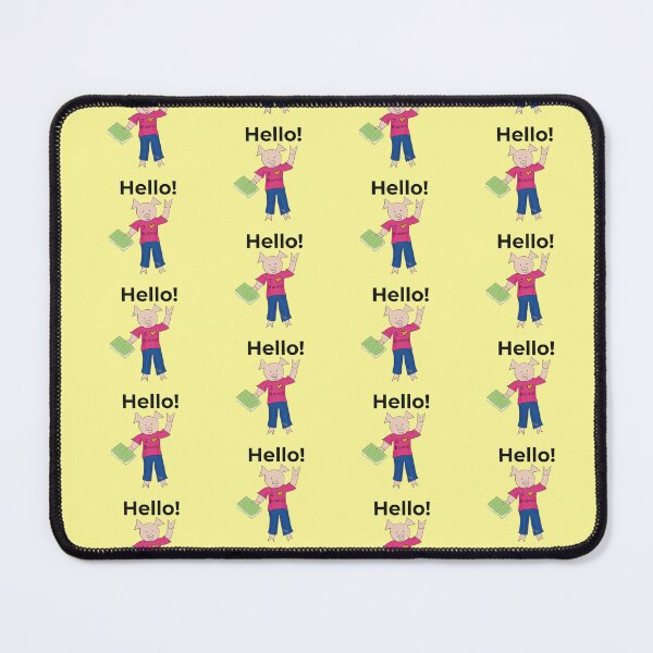 Item preview, Hello!  I love books and reading! Cute introvert pig, yellow. Books designed and sold by PiggingJapan.