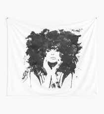 Erykah Badu (Monochrome) Wall Tapestry