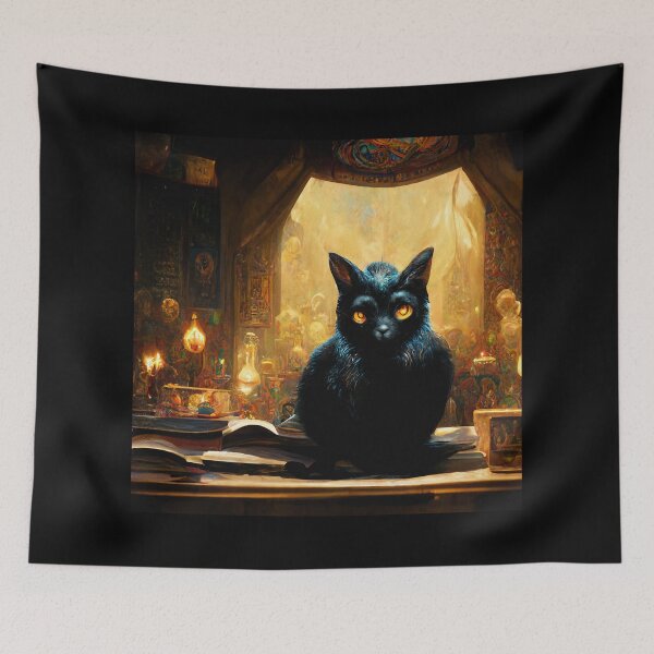 Item preview, Cat in alchemy lab designed and sold by Mahkor.