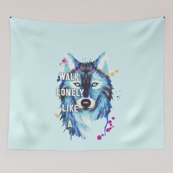 Item preview, Be Strong As A Wolf,Walk Lonely Like A Wolf designed and sold by Vittorio-23.