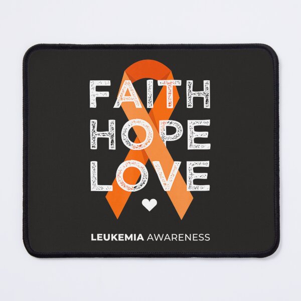 Item preview, Leukemia Faith Hope Love Orange Ribbon Leukemia Awareness designed and sold by roselbktewaxmq.