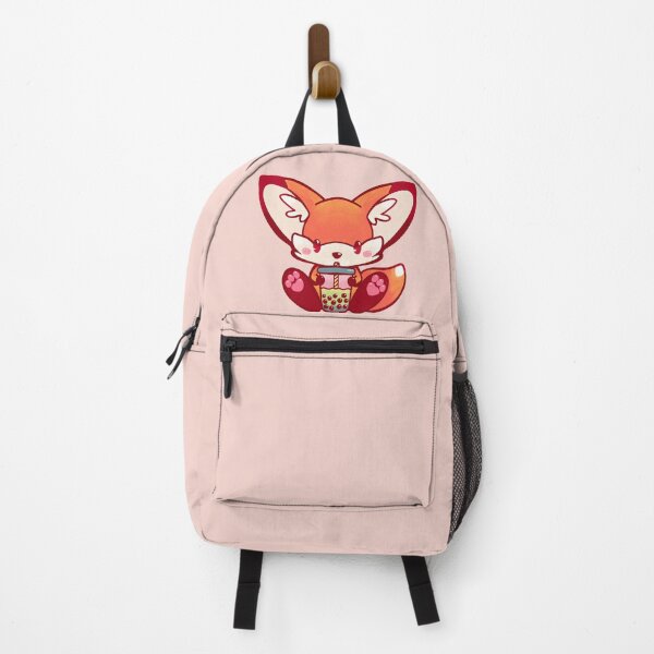 Item preview, Fox bubble tea kawaii cute adorable chibi hand painted designed and sold by · GAMING SOUL ·.