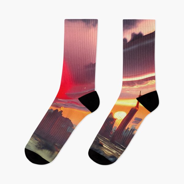 Item preview, AI Generated Art, Retro Sunset Matte Painting  designed and sold by ACC .