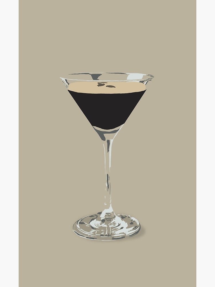 "Espresso Martini illustration" Poster for Sale by barbobarbart Redbubble