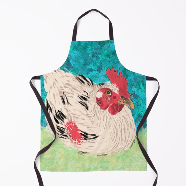 Item preview, Chicken portrait digital painting  designed and sold by Pragonette.