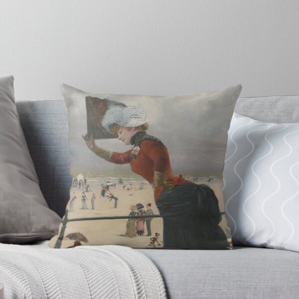 Item preview, Lady on The Ground Change at Seaside - Skarbina  designed and sold by BravuraMedia.