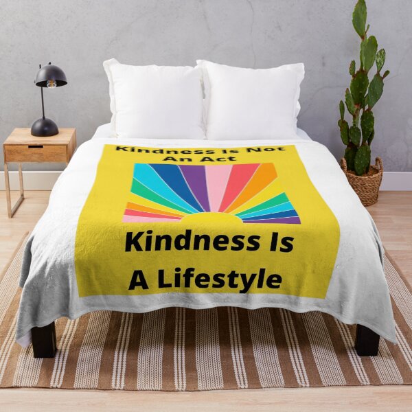 Item preview, Kindness Is Not An Act = Kindness Is A Lifestyle designed and sold by CreativeCranium.