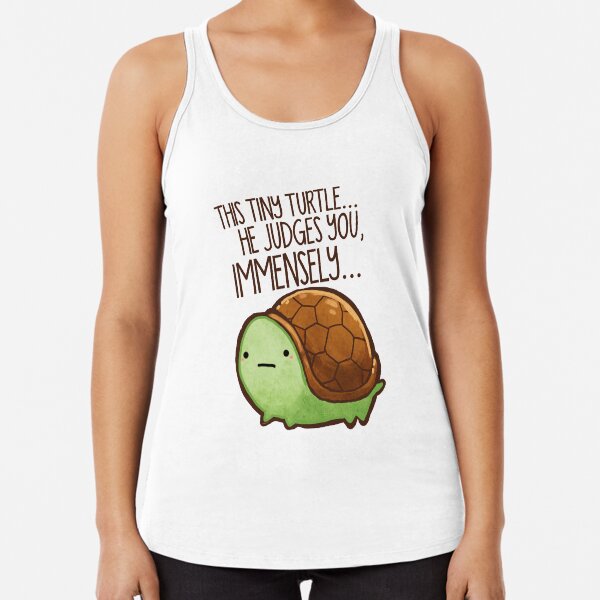Item preview, This turtle.. he judges you. designed and sold by michelledraws.