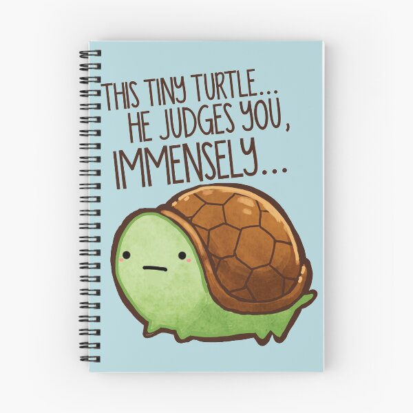 Item preview, This turtle.. he judges you. designed and sold by michelledraws.