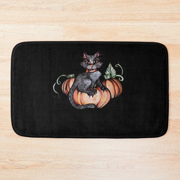 Item preview, Pumpkin Patch Black Cat designed and sold by FrictionMaxxing.