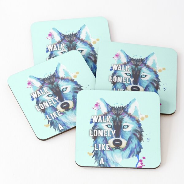Item preview, Be Strong As A Wolf,Walk Lonely Like A Wolf designed and sold by Vittorio-23.