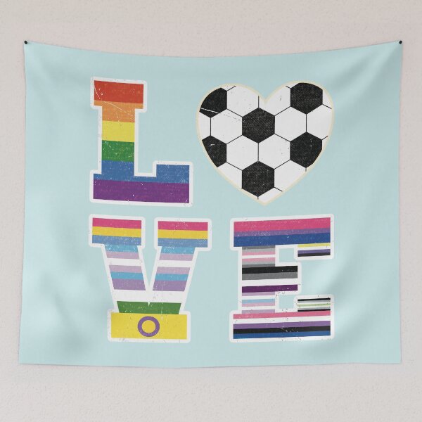 Item preview, Soccer Pride LGBTQ Flags (Love Soccer - Love Football) designed and sold by Numero14.