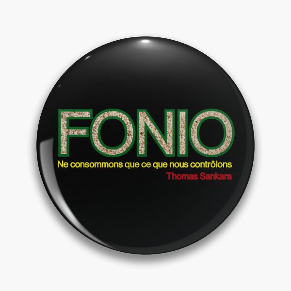 Item preview, Thomas Sankara Citation Ne Consommons Que Ce Que Nous Controlons le Fonio de Assimi Goita designed and sold by Tony Cisse.