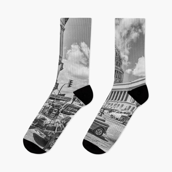 Item preview, Capitol Building Havana Cuba Black And White designed and sold by Paul Thompson Photography.