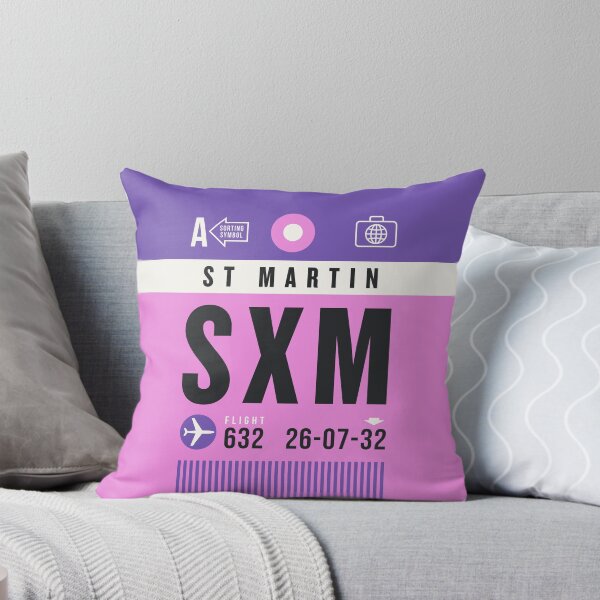 Item preview, Luggage Tag A - SXM Saint Martin (Sint Maarten) Netherlands designed and sold by VoodooCircus.