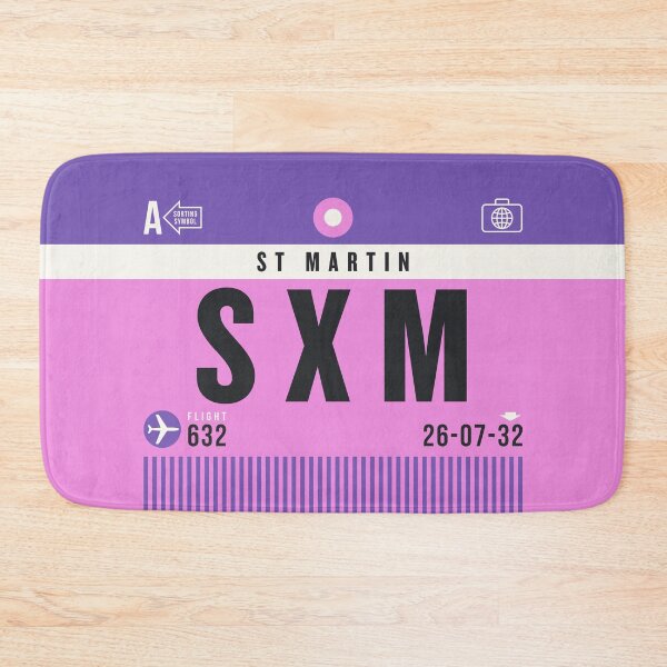 Item preview, Luggage Tag A - SXM Saint Martin (Sint Maarten) Netherlands designed and sold by VoodooCircus.