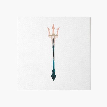 Anaklusmos AKA Riptide AKA percy jackson sword Art Board Print for Sale by  SimplyHilarious