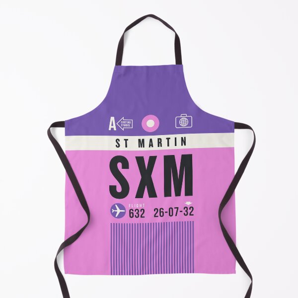 Item preview, Luggage Tag A - SXM Saint Martin (Sint Maarten) Netherlands designed and sold by VoodooCircus.