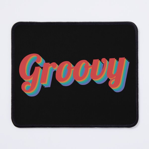 Item preview, Groovy retro design text designed and sold by ItsMemeMachine.