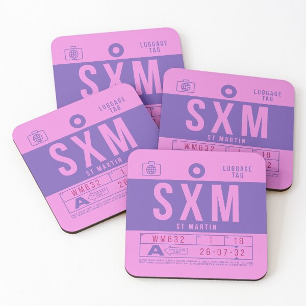 Item preview, Luggage Tag B - SXM Saint Martin (Sint Maarten) Netherlands designed and sold by VoodooCircus.
