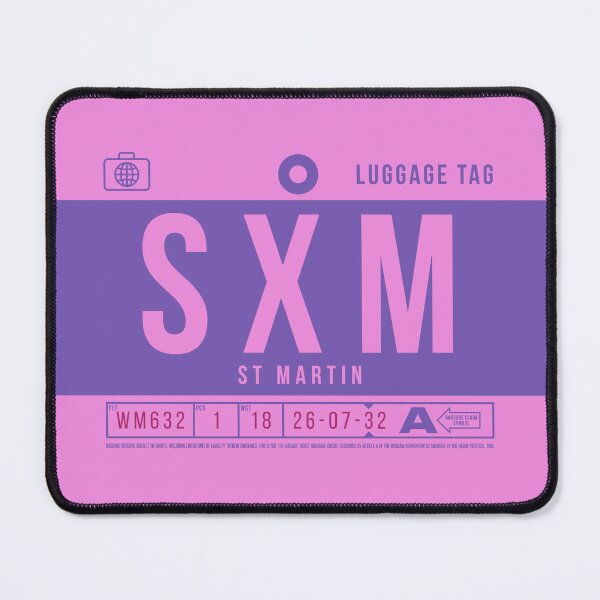 Item preview, Luggage Tag B - SXM Saint Martin (Sint Maarten) Netherlands designed and sold by VoodooCircus.