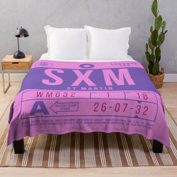 Item preview, Luggage Tag B - SXM Saint Martin (Sint Maarten) Netherlands designed and sold by VoodooCircus.