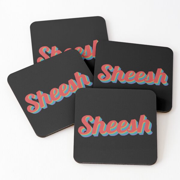 Item preview, Sheesh retro design text designed and sold by ItsMemeMachine.