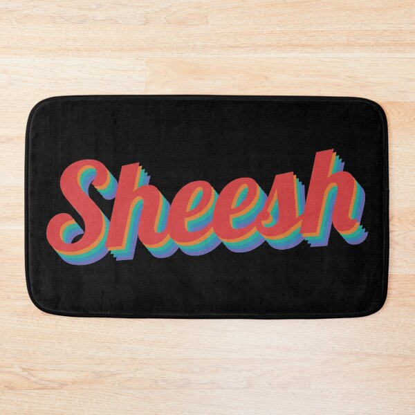 Item preview, Sheesh retro design text designed and sold by ItsMemeMachine.