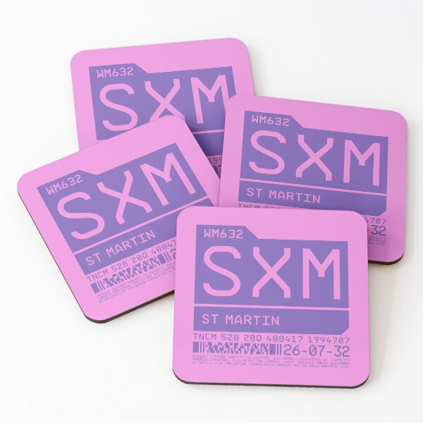 Item preview, Luggage Tag C - SXM Saint Martin (Sint Maarten) Netherlands designed and sold by VoodooCircus.