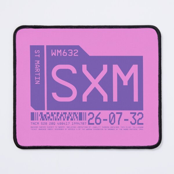 Item preview, Luggage Tag C - SXM Saint Martin (Sint Maarten) Netherlands designed and sold by VoodooCircus.