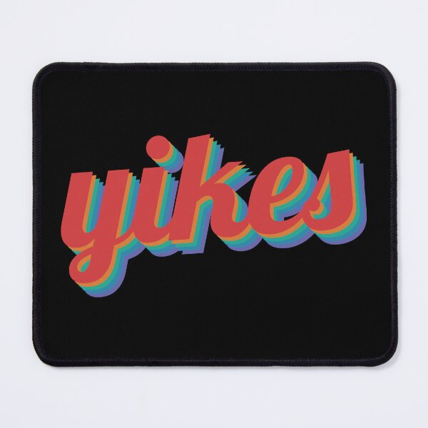 Item preview, yikes retro design text designed and sold by ItsMemeMachine.