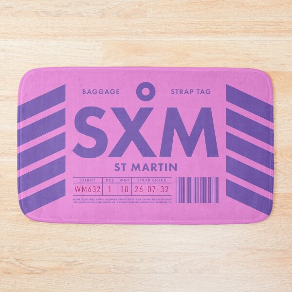 Item preview, Luggage Tag D - SXM Saint Martin (Sint Maarten) Netherlands designed and sold by VoodooCircus.