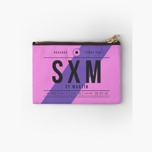 Item preview, Luggage Tag E - SXM Saint Martin (Sint Maarten) Netherlands designed and sold by VoodooCircus.