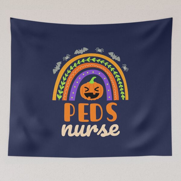 Item preview, Peds Nurse Pediatric Nursing Halloween Rainbow designed and sold by jaygo.