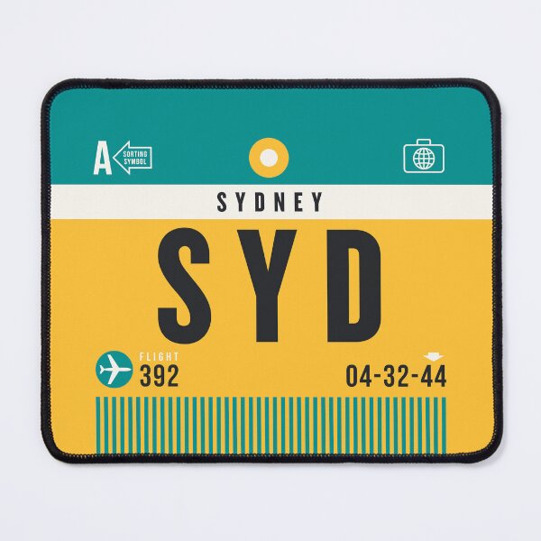 Item preview, Luggage Tag A - SYD Sydney Australia designed and sold by VoodooCircus.