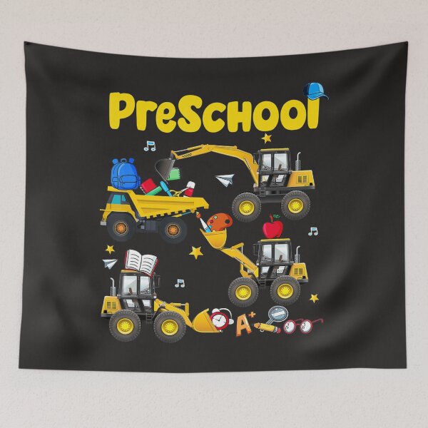 Item preview, Back To School Preschool Excavator Boys Kids Toddler  designed and sold by fawsonpnhamme.