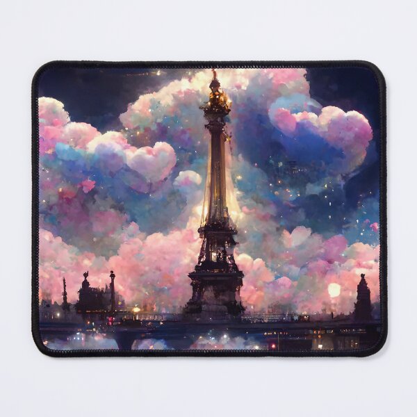 Item preview, Romantic paris at night designed and sold by GeneratedArt.