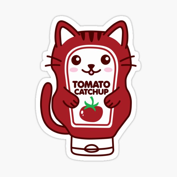Item preview, Katzenketchup-Mashup Cat-Chup Lustiges Essenswortspiel designed and sold by DetourShirts.