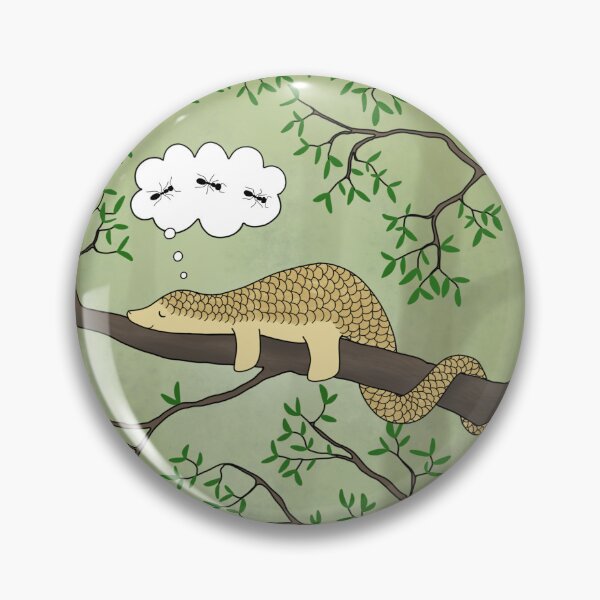 Item preview, Snoozing pangolin  designed and sold by RachelLShaw.