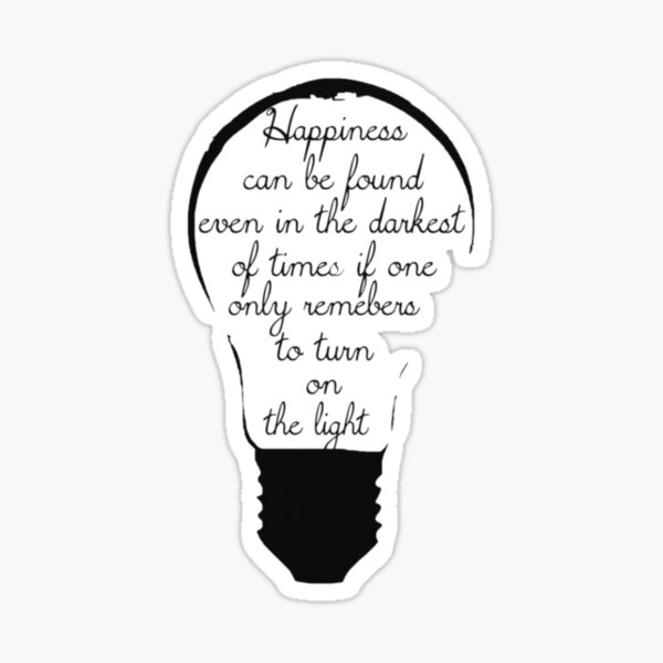 Item preview, Happiness Can Be Found in Lightbulbs  designed and sold by PottersArt.
