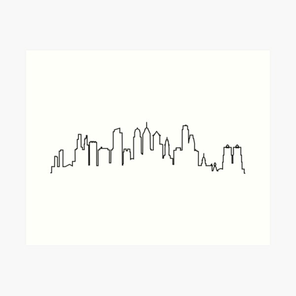 Item preview, Philadelphia City Skyline designed and sold by Ashleylcoop.