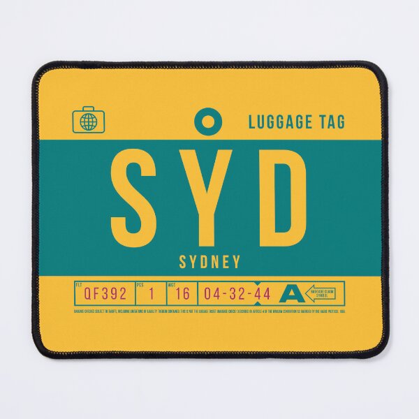 Item preview, Luggage Tag B - SYD Sydney Australia designed and sold by VoodooCircus.