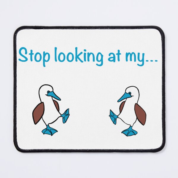 Item preview, Stop looking at my Boobies designed and sold by 3leggeddogg.