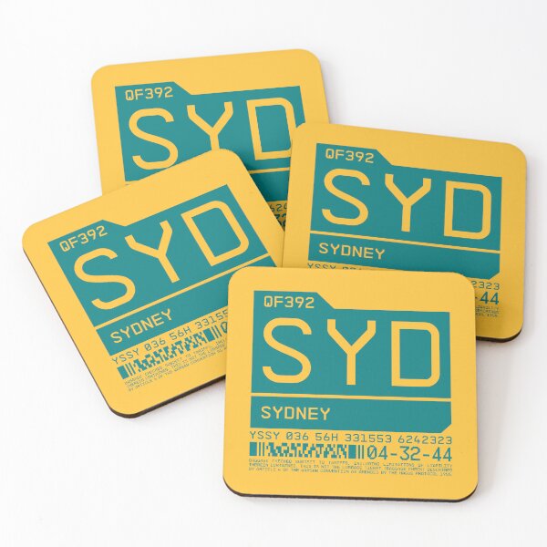 Item preview, Luggage Tag C - SYD Sydney Australia designed and sold by VoodooCircus.