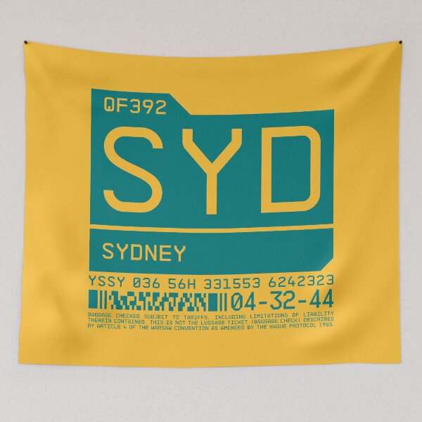 Item preview, Luggage Tag C - SYD Sydney Australia designed and sold by VoodooCircus.