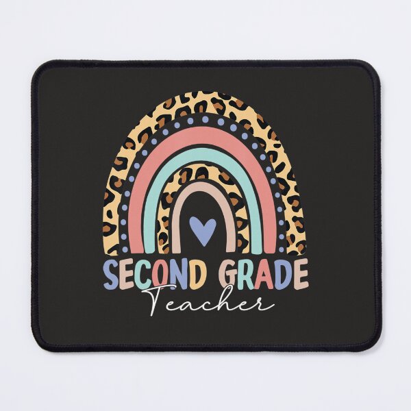 Item preview, Back To School Rainbow Leopard Second Grade Teacher Women  designed and sold by fawsonpnhamme.