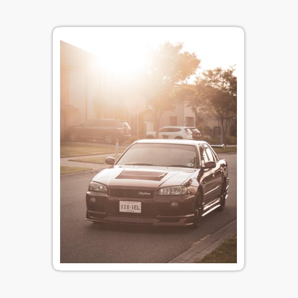 Nissan Skyline Sticker For Sale By Car Style Redbubble 7506