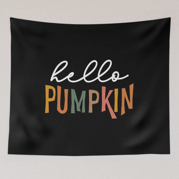 Item preview, Hello Pumpkin Fall Season Autumn designed and sold by QueenOfPrint.